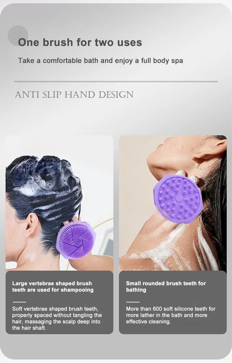 Silicone Body Scrubber Brush (9)