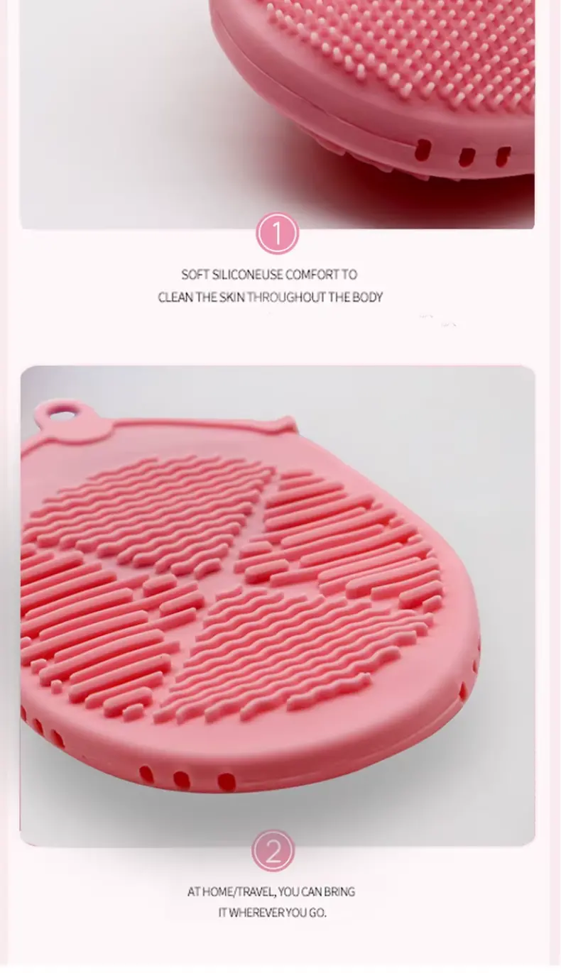 Silicone Double Sided Body Bath Brush（6）
