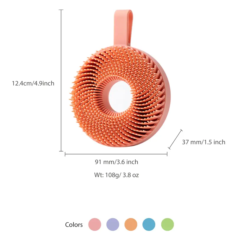 Silicone Exfoliating Body Scrubber (1)