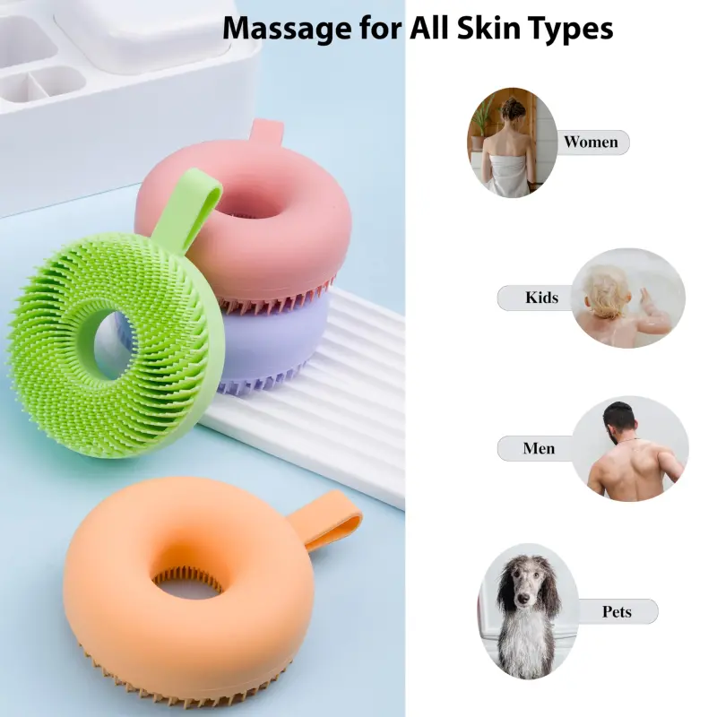 Silicone Exfoliating Body Scrubber (4)