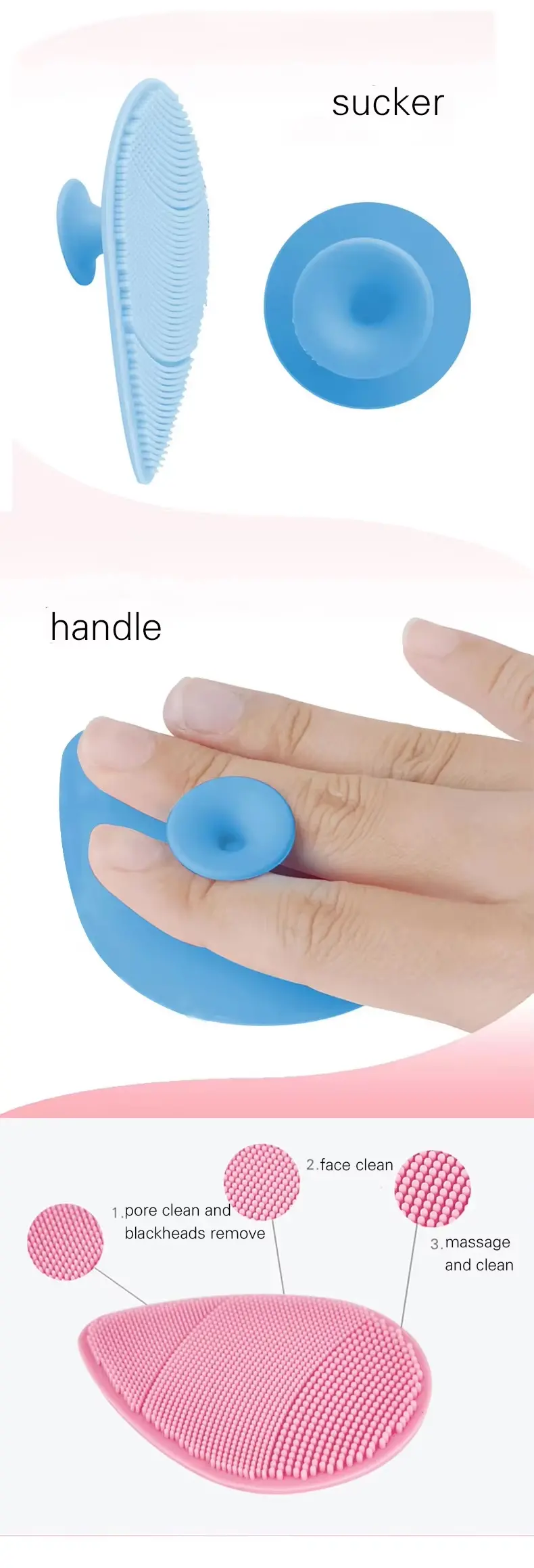 Silicone Facial Cleansing Brush (3)