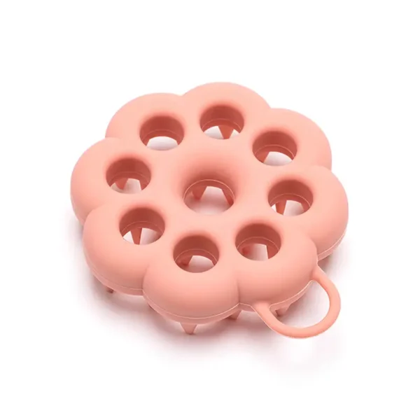 Silicone Flower Shape Hair Scrubber (10)