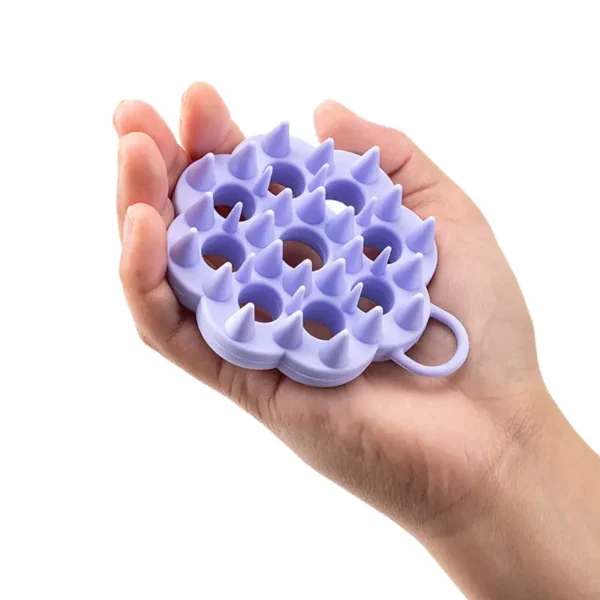 Silicone Flower Shape Hair Scrubber (3)