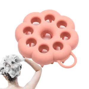 Silicone Flower Shape Hair Scrubber (4)