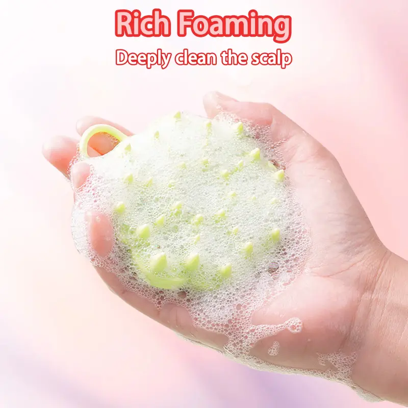 Silicone Flower Shape Hair Scrubber (7)