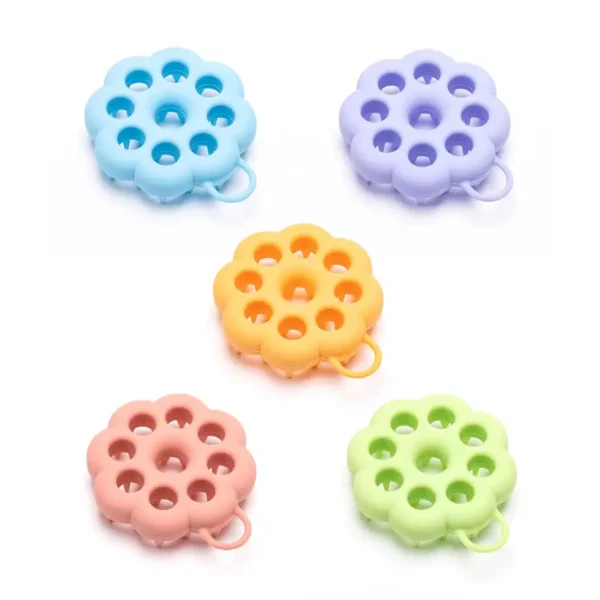 Silicone Flower Shape Hair Scrubber (9)