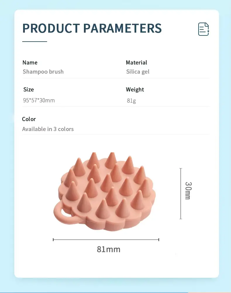 Silicone Gentle Scalp Scrubber (2)