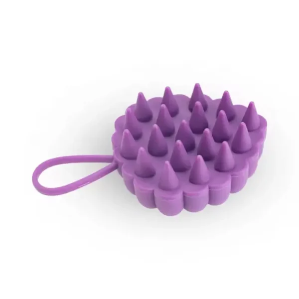 Silicone Hair Shampoo Brush Head Scalp Massager (3)