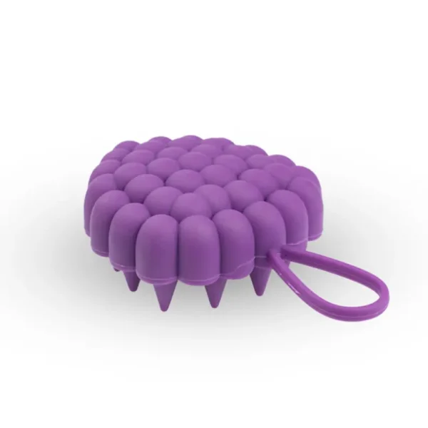 Silicone Hair Shampoo Brush Head Scalp Massager (5)