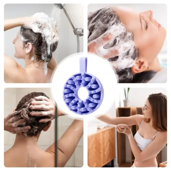 Silicone Scalp Massager Hair Brush (8)