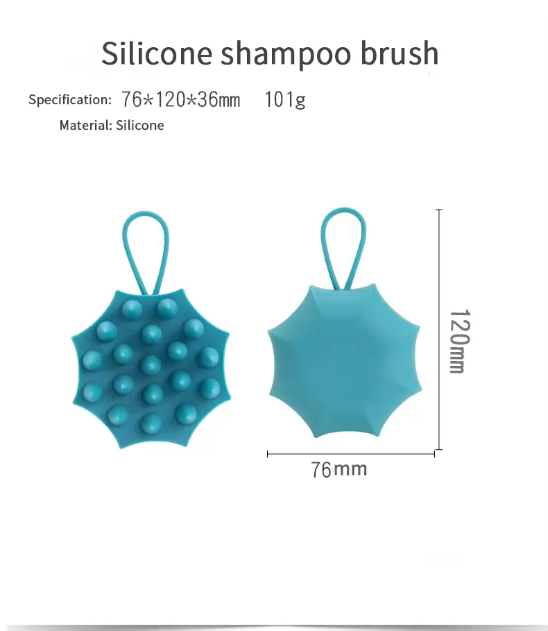 Silicone Shampoo Brush (2)