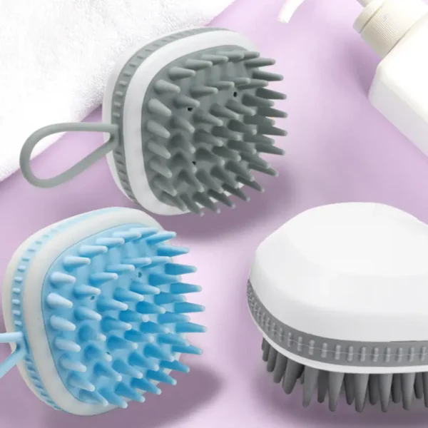 Silicone Shampoo Brushes for Scalp Massage (4)