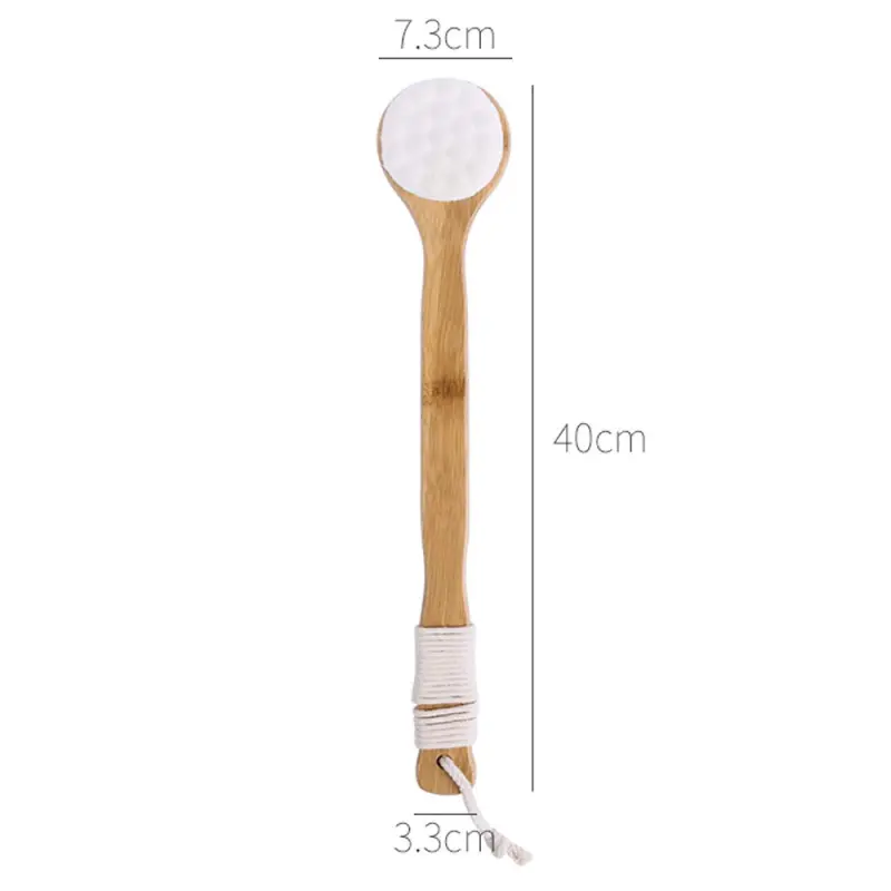 Soft Hair Long Handle Rubbing Back Bath Brush (0)