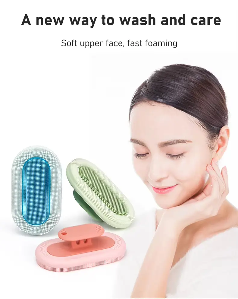 Soft Removable Facial Cleaning Exfoliating Brush (4)