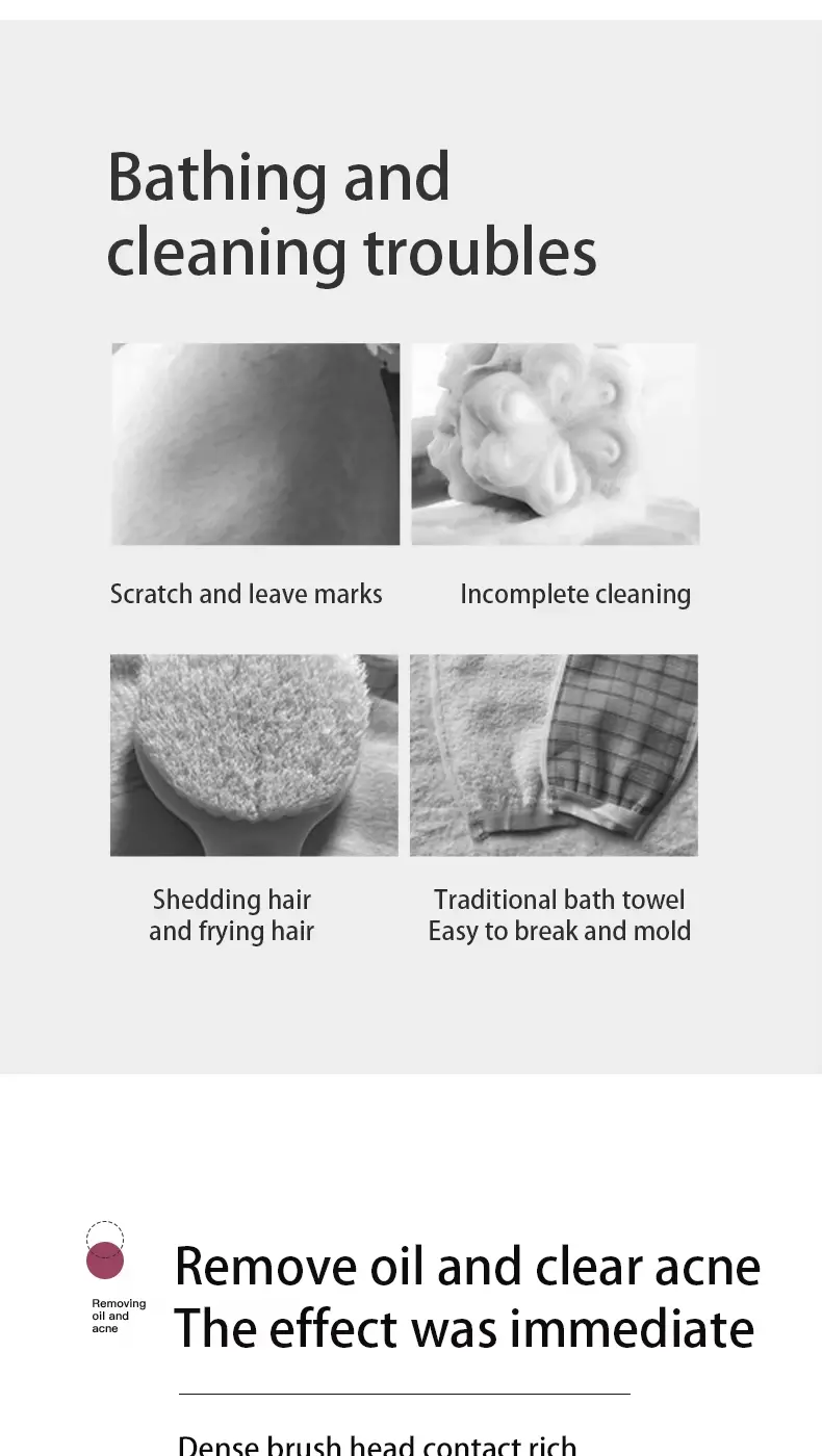 Soft Silicone Shower Brush (3)