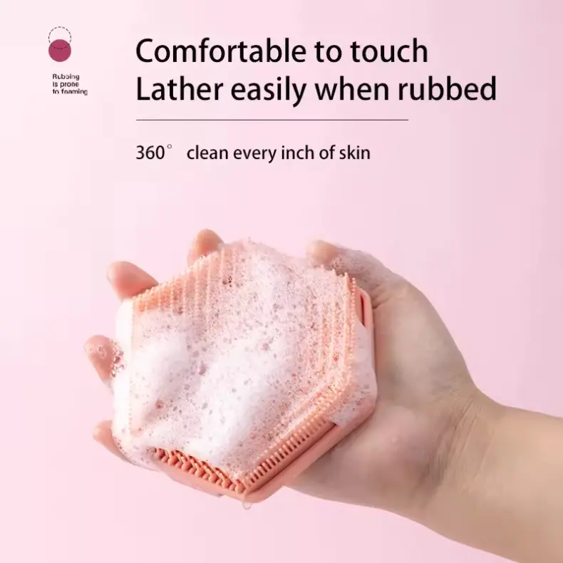 Soft Silicone Shower Brush (5)