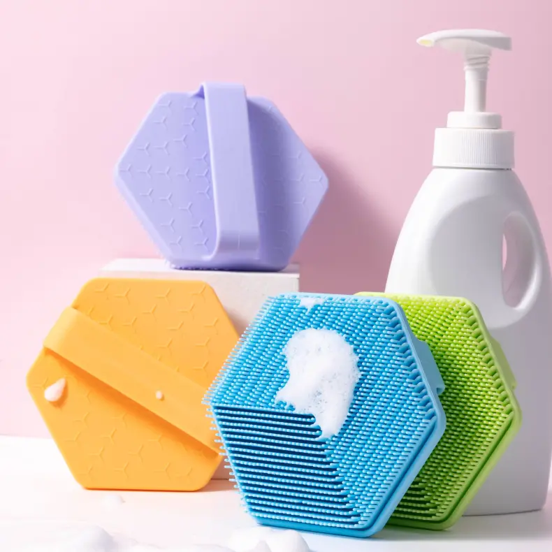 Soft Silicone Shower Brush (7)