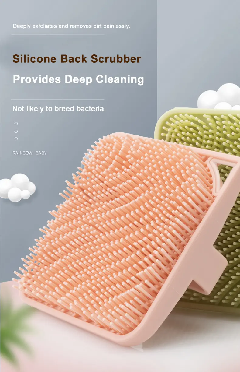 Square Silicone Bath Brush (1)
