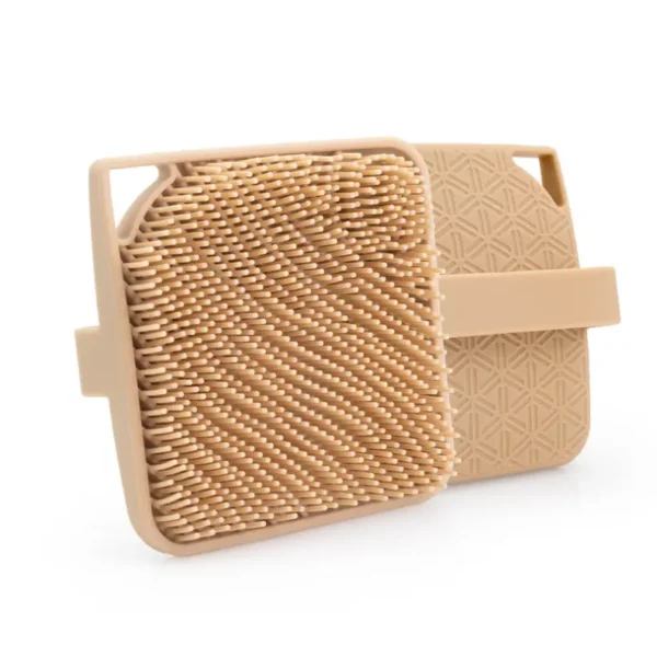 Square Silicone Bath Brush (3)