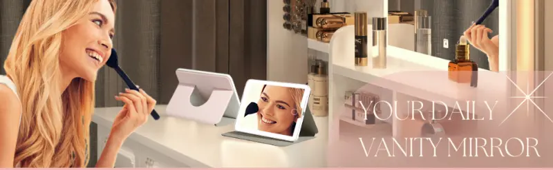 Table Mirror of 360 Rotation Desk Mirror (1)