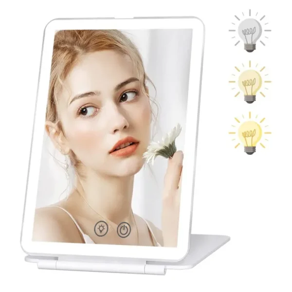 USB Rechargeable Lighted Vanity Mirror (1)