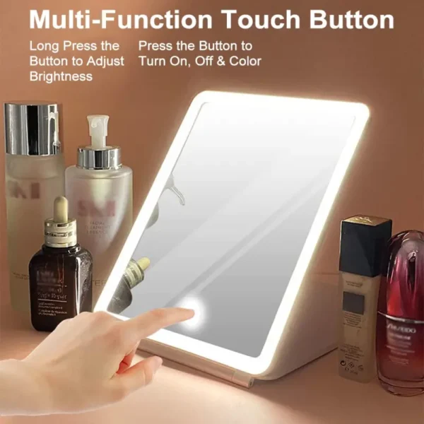 USB Rechargeable Lighted Vanity Mirror (5)