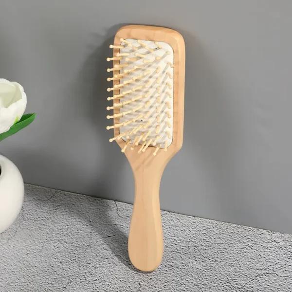 Wooden Bristle Brush Square(1)