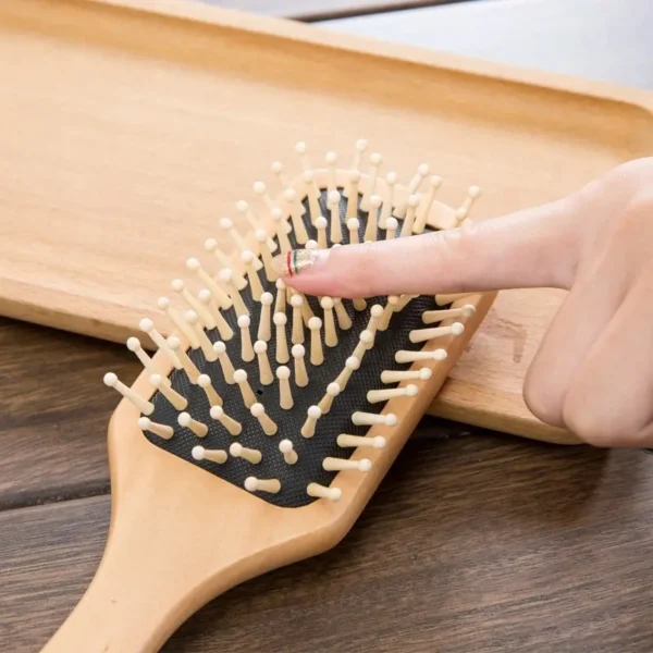 Wooden Bristle Brush Square(5)