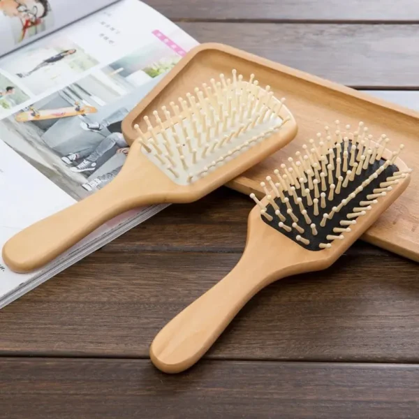 Wooden Bristle Brush Square（4）