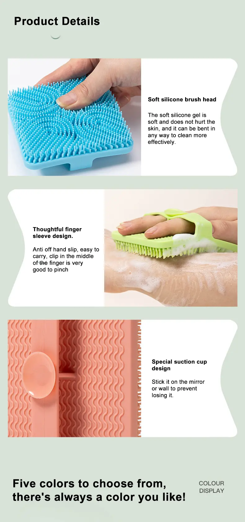 silicone shampoo brush with suction cup (9)