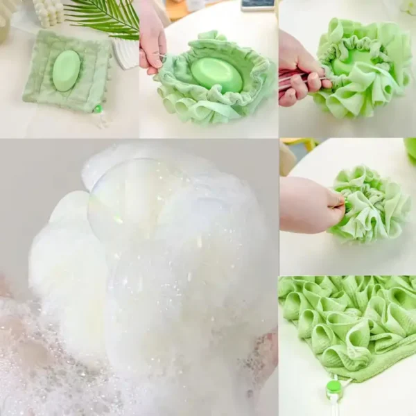 2 in 1 Bath Loofah Sponge (2)