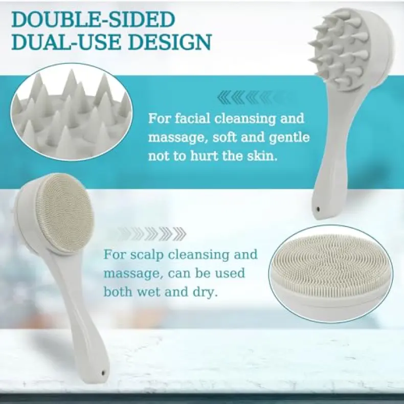 2 in 1 Double Sided Shampoo Brush (5)