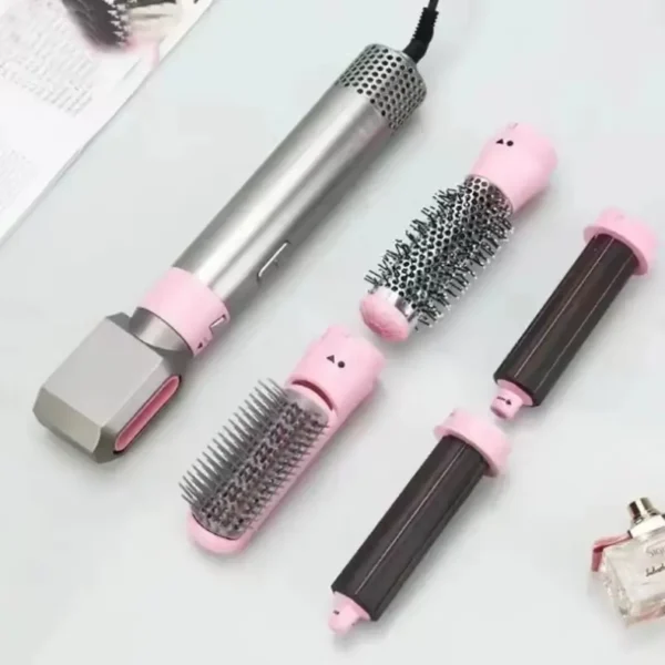 5 in 1 Dryer Straightening Curling Brush Set（7）