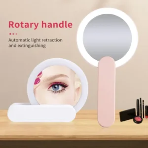 5x Handy Make Up Mirror Foldbale 12LED (2)