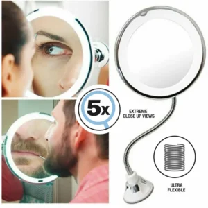 5x Make Up Mirror with Suction Cup 18LED (0)