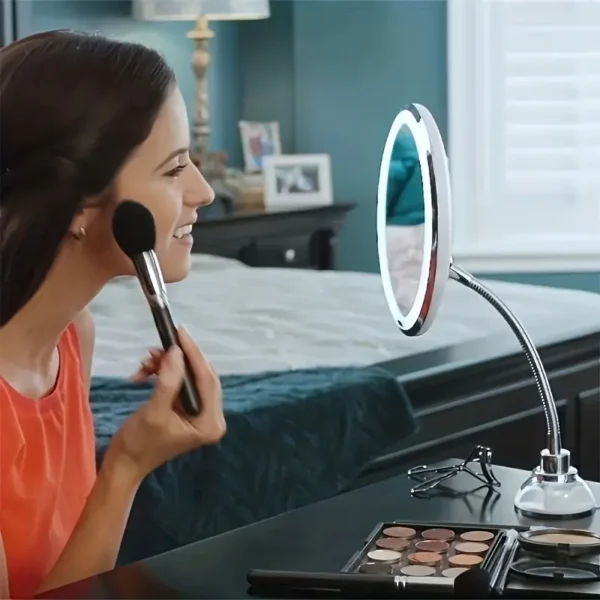 5x Make Up Mirror with Suction Cup 18LED (1)