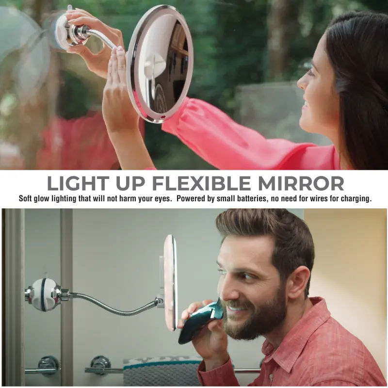 5x Make Up Mirror with Suction Cup 18LED (5)