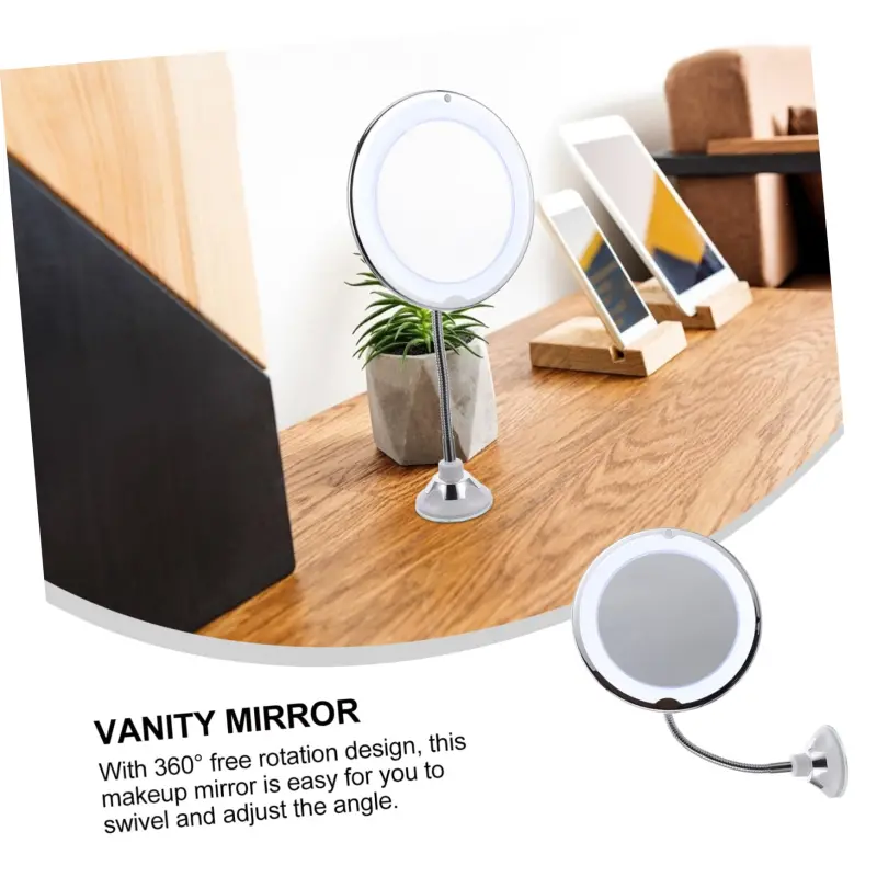5x Make Up Mirror with Suction Cup 21 LED (1)
