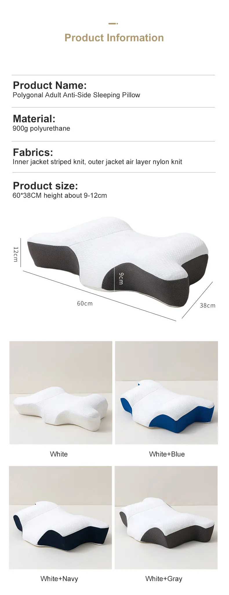 Anti Side Sleeping Pillow (7)