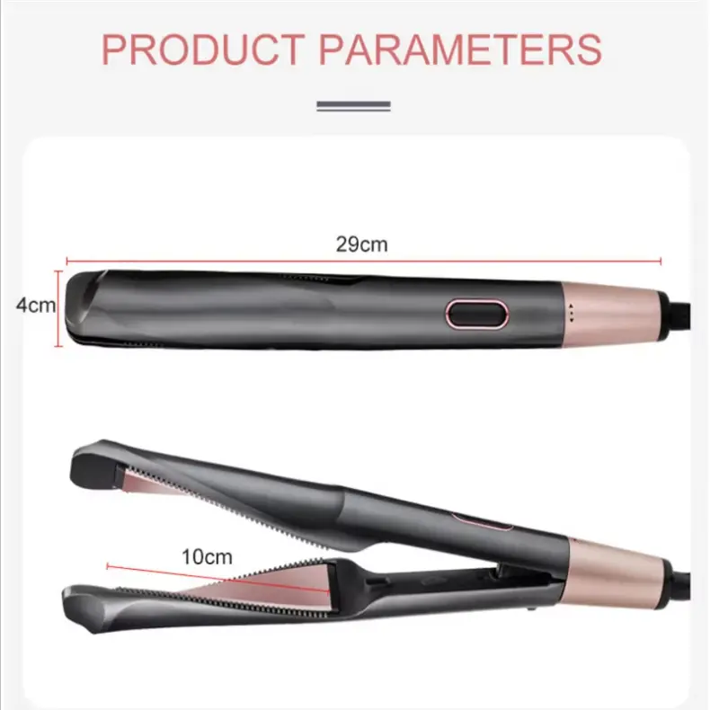Beauty Ceramic Electric Rotating Usb Portable Magic 2 in 1 Air Hair Curler and Straightener (1)