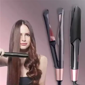 Beauty Ceramic Electric Rotating Usb Portable Magic 2 in 1 Air Hair Curler and Straightener (1)