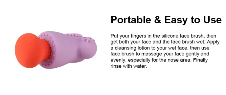 Cat's paw shape Facial Cleansing Brush (5)