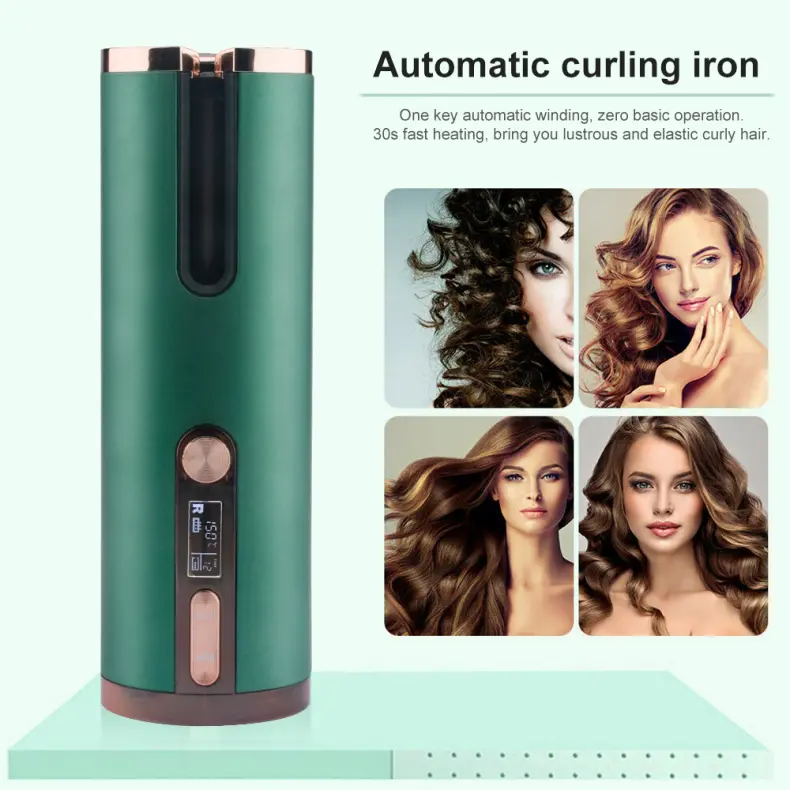 Cordless Automatic H air Curler (3)