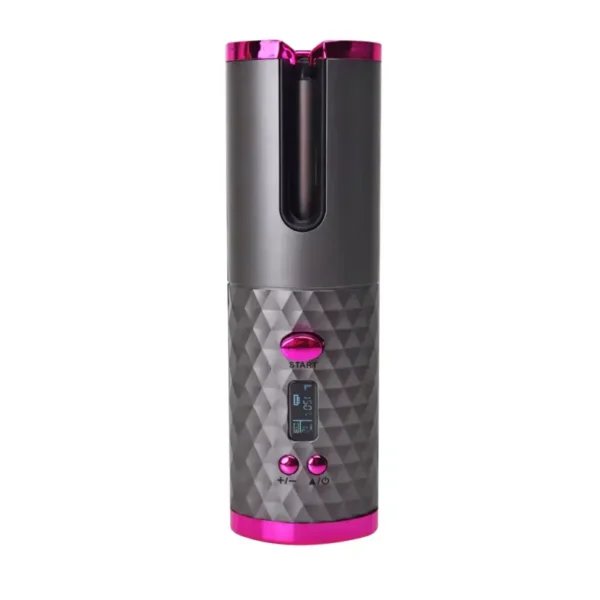 Cordless Hair Curler Rechargeable Rotating Curling Iron with Ceramic (5)