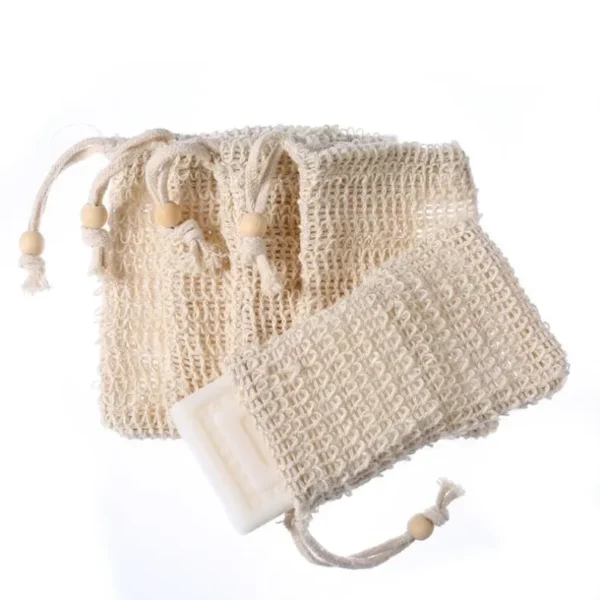 Cotton Ramie Soap Storage Bag（2）