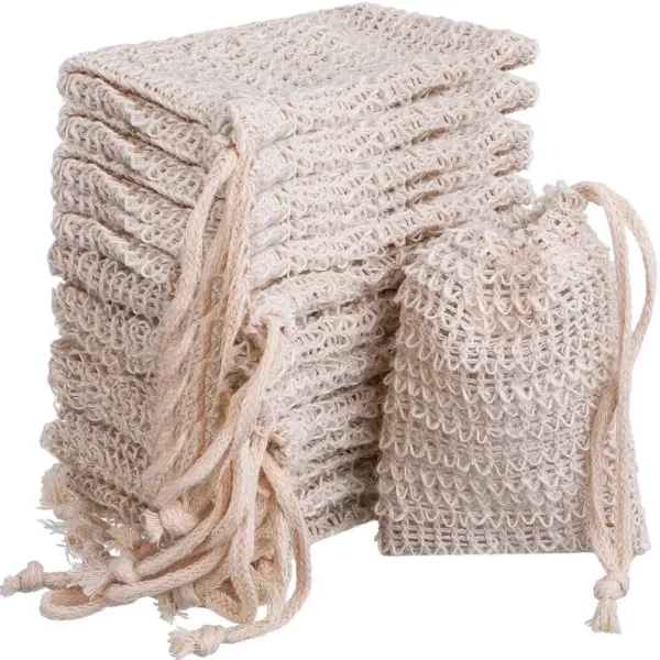 Cotton Ramie Soap Storage Bag（5）