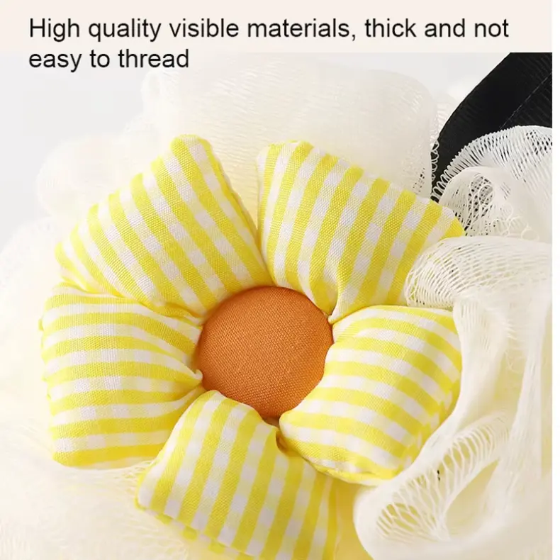 Flower Shape Shower Bath Ball (2)