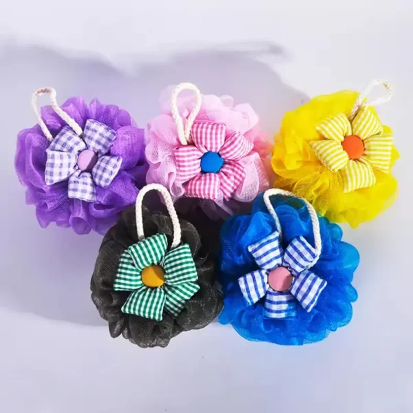 Flower Shape Shower Bath Ball (3)