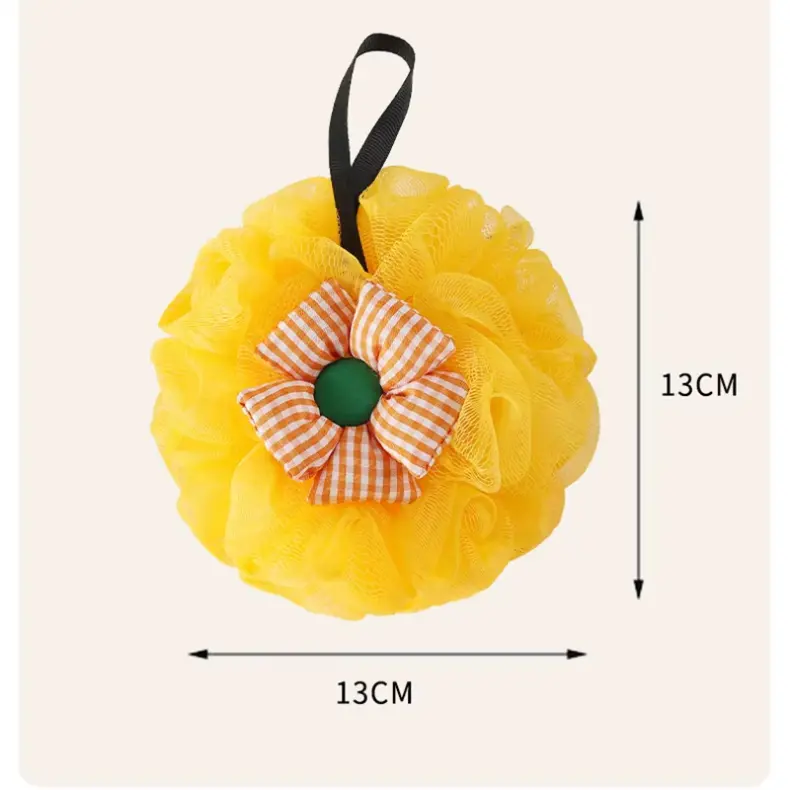 Flower Shape Shower Bath Ball (4)