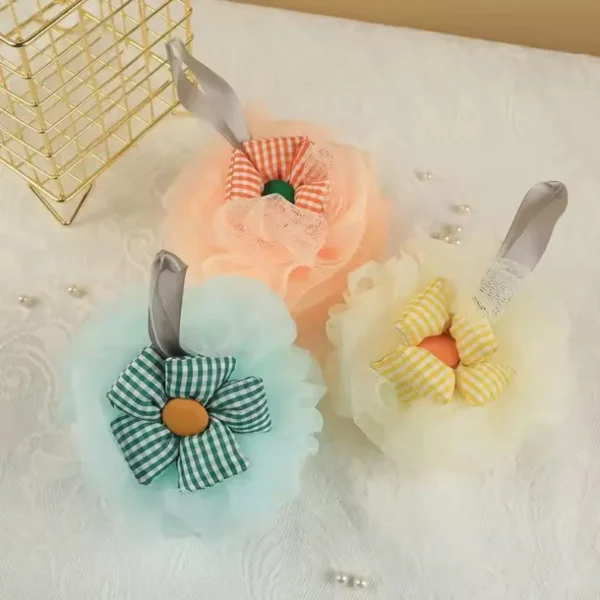 Flower Shape Shower Bath Ball (4)